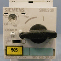 Siemens Sirius 3R Circuit Breaker 3RV1421OFA10 50/60Hz