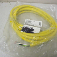 Brad Connectivity Woodehead 1300060542 Cordset 12' Long 16/3 AWG PVC Cord