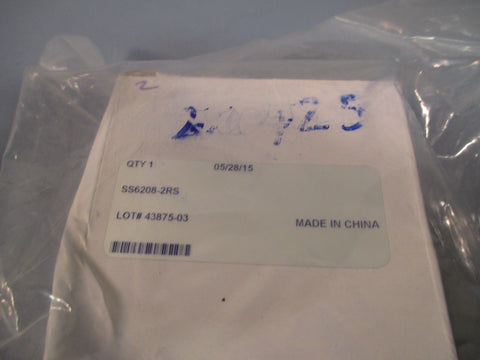 Lot of two Radial Ball Bearing 40 MM Bore, 80 MM OD SS62082RS