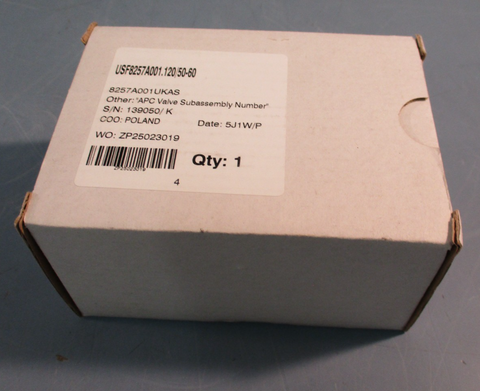 ASCO USF8257A001 120/50-60Hz Solenoid Valve 8257A001UKAS 0-125PSI