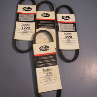 Lot of (4) Gates TruFlex VBelts 3/8" Wide Choose Your Size 1200 3L220
