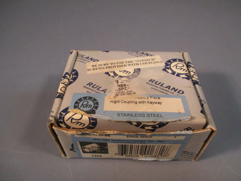 Ruland Rigid Coupling w/Keyway 20MM Bore MSPC2020SS