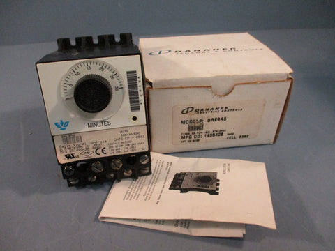Danaher Industrial/Eagle Signal BRE9A6 Relay Timer 030 min on Delay 120V
