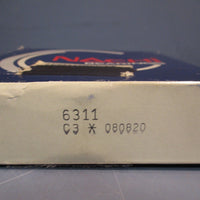 NACHI Bearings 6311 Deep Groove Radial Ball Bearing, Single Row 6311JEM,
