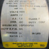 Baldor GP2538 DC Industrial Motor 90VDC 3/4" Shaft dia  1/3 HP