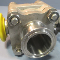 SVF Flow Controls TSC76666TT 3Way Stainless Flanged Ball Valve 1000 PSI