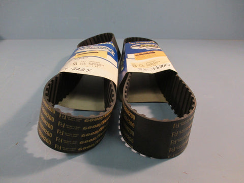 Lot of (2) GOODYEAR 330H200 Timing Belt 33 Pitch Lg, 2" Wide 66 Teeth