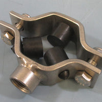 Lot of 4 VNE Corporation E24C.5 Hex Hangers w/ Bumpers for Roughly 1/2" Pipe New