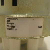 Meltric Inlet/Plug Receptacle Connector 37-38561 Multipin 6P + E DS7C7 30A New