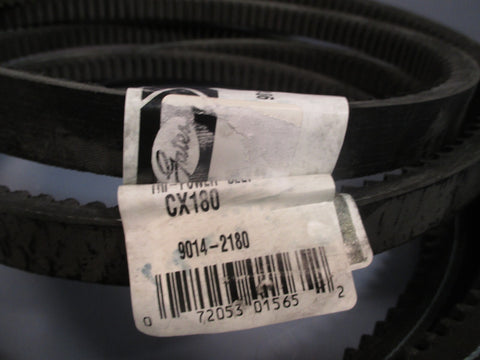 Gates 90142180 TriPower Cogged Belt 180 OC LG, Top Width 17/32 THK CX180