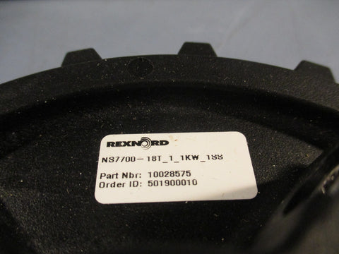 Rexnord NS770018T_1_1KW_1SS Split Sporcket 18 Teeth, 1" RD Bore 10028575