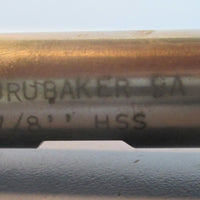 Brubaker 7/8" HSS 9A 3 Flute 17/8" LOC Professionally CNC Resharpened End Mill