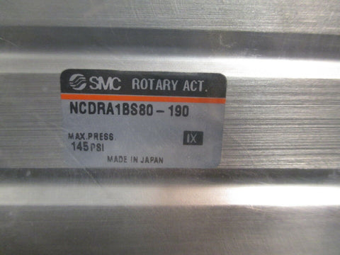 SMC Rotary Actuator 145 PSI Max NCDRA1BS80-190
