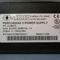 Simco PerforMAX3 Power Supply(4108070)+Control/Display(4108068) Static Bar Systm