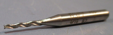 Weldon 1° Tapered End Mills T12S1 0.060" DIA 3/16" SHK USA