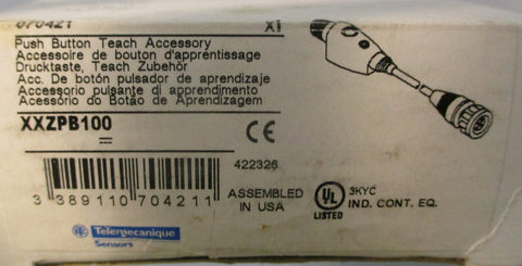 Telemecanique Sensors XXZPB100 Push Button Teach Accessory 070421