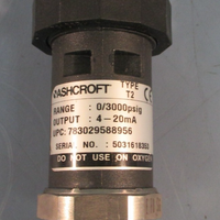 Ashcroft G2 Pressure Transducer 03000 PSI, 420mA, Type 12 UPC: 783029588956