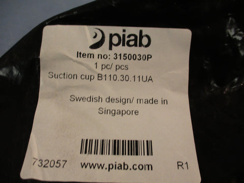 PIAB B110.30.11UA / 3150030P BELLOWS SUCTION CUP