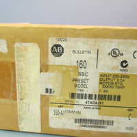 Allen Bradley Variable Speed Controller FRN: 7.06 Ser C 160-AA03NPS1P1