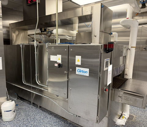 Girton CT-1530 Heavy-Duty Continuous-Conveyor Tunnel Washer
