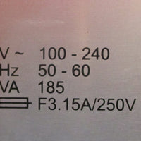 Waters Acquity UPLC 186015032 PDA Detector 100-240VAC 50-60Hz 185VA F3.15A/250V