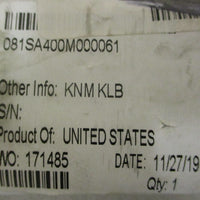 Numatics 081SA400M000061 Pneumatic Solenoid Valve 150 PSIG Max 24 VDC 0.26 A