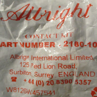 Albright 2180102 Contact Kit Single Fixed Contact Stud (Lot of 4)