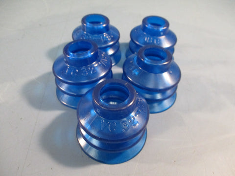 Lot of (5) Vaccon Bellows Item # VC-32ABC, Round Vacuum Cups