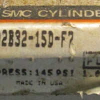 SMC NCDQ2B3215DF7 Compact Pneumatic Cylinder 32MM Bore 15MM Stroke