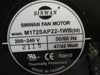 SINWAN Fan Motor 200-240V, 50/60 Hz, 47/42 Watt M172SAP22-1WB(55)