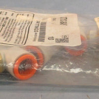 SMC KQ2T1336AS PushFit Tee Fittings 42mm Length Sealed Bag of 10