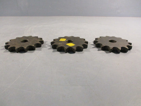 Martin 60A14 Single Row Roller Chain Sprocket 14 Teeth 3/4" Bore (Lot of 3)