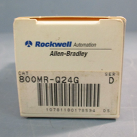 Allen-Bradley 800MR-Q24G Round Pilot Light Full Voltage Green Lens 24V Series D