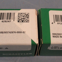 LOT OF (2) INA KR19-X-PP-A CAM FOLLOWER 19MM OD, 32 MM WD
