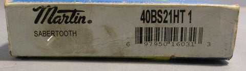 MARTIN SPROCKET & GEAR INC 40BS21HT 1 1" Bore Sprocket Steel