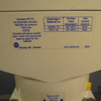 Robolux Robo Valve 4  Way Pneumatic Actuator Valve 21/2" Flange OD RV110