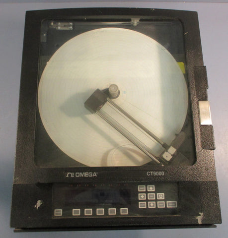 Omega CT9000 Series Microprocessor Lab Chart Recorder 9144000000011CT FOR PARTS