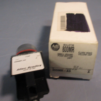 Allen Bradley 800MRA9, Ser A Small Round Push Button Unit Flush Head Yellow Cap