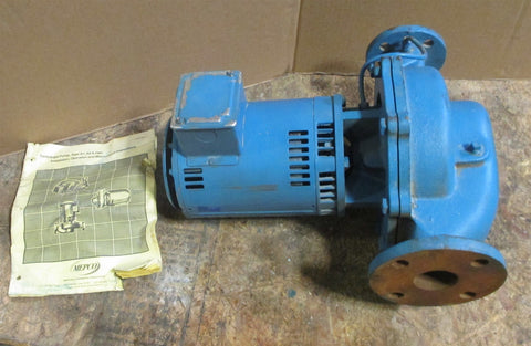 Mepco PM7B7211.5HPCXE3 Centrifugal Pump w/ Marathon 11/2 HP Motor Used