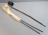 Inductive Heater Heating Coil Element 0.25" OD 0.126" ID 2" Dia. Shroud Lot of 2