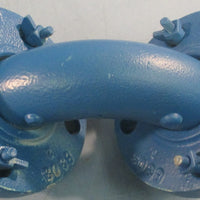 Crane A395-150 Flanged PTFE Pipe Elbow Fitting 1-1/2" E900M3VV0VB0XXX
