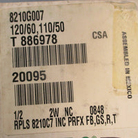 ASCO Redhat 8210G007 Solenoid Valve 1/2" 120/110V 60/50Hz