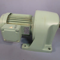 Tsubaki Gear Motor 3 Phase Ratio 1:120 GMTA04038L120H