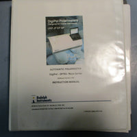 Rudolph Instruments Digipol 781 Automatic Polarimeter DP781 Nova Ser w/ Manual