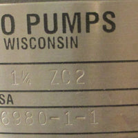 Ampco Pumps 11/2X11/4 ZC2 Pump No Motor 61/8" IMP w/ Hardware
