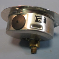 Lenz AFC154RL Pressure Gauge 3.5" Face 015 PSI 1/2" Threaded Connection Used