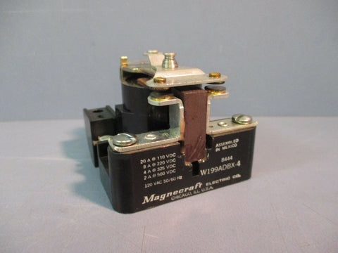 Magnecraft Relays Electromechanical Relay W199ADBX4 120Vac SPT NEW LOT OF 2