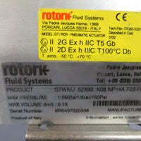 Rotork GT/RCR PNEUMATIC ACTUATOR GTWNU52X90K08NP14AF03505020