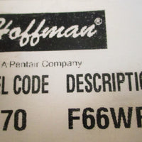 Hoffman F66WR44 Steel Wireway Feed Through Reducer 6" To 4" Reduced W x H