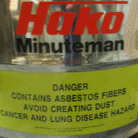 Hako Minuteman C80315 Asbestos Vacuum 115VAC 6A 60Hz No Filter